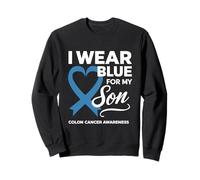 Mois de Sensibilisation au Cancer du côlon I Wear Blue for My Son Sweatshirt