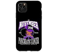 Mois de Sensibilisation au Cancer du pancréas 2026 Novembre Violet Coque pour iPhone 11 Pro Max