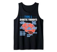 Mois de Sensibilisation au diabète diabétique de Type 1 Guerrier Débardeur