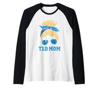 Mois de Sensibilisation au diabète T1D Mom Type 1 Manche Raglan