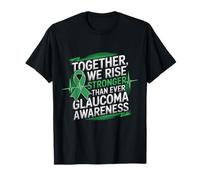 Mois de sensibilisation au glaucome avec ruban vert « Together We Rise » T-Shirt
