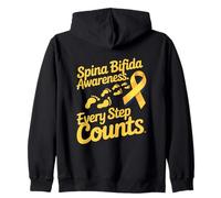 Mois de Sensibilisation au Spina Bifida Juin Jaune Spina Bifida Sweat à Capuche