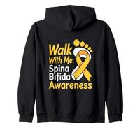 Mois de Sensibilisation au Spina Bifida Juin Jaune Spina Bifida Sweat à Capuche