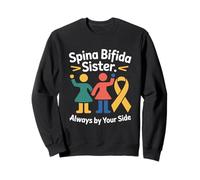Mois de Sensibilisation au Spina Bifida Juin Jaune Spina Bifida Sweatshirt