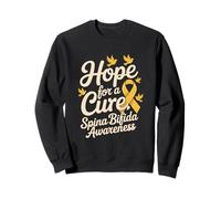 Mois de Sensibilisation au Spina Bifida Juin Jaune Spina Bifida Sweatshirt