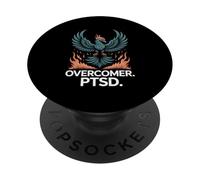 Mois de Sensibilisation au SSPT Sarcelle des vétérans TSPT PopSockets PopGrip Adhésif