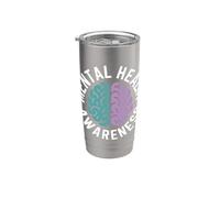 Mois de sensibilisation au suicide Septembre Sensibilisation au suicide mental Gobelet isotherme en acier inoxydable double paroi