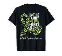 Mois de sensibilisation au syndrome du Kabuki - Vert citron - Papillon T-Shirt