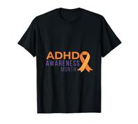 Mois de Sensibilisation au TDAH T-Shirt Graphique avec Valeur