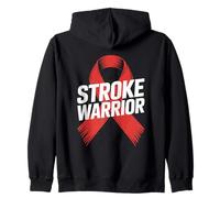 Mois de Sensibilisation aux Accidents vasculaires cérébraux de mai Ruban de Sensibilisation aux Accidents vasculaires cérébr Sweat à Capuche