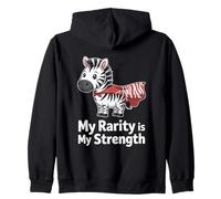 Mois de Sensibilisation aux Maladies rares Zèbre Février Maladies rares Sweat à Capuche