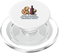 Mois de sensibilisation aux troubles du spectre de l'alcoolisation fœtale (TCAF) PopSockets PopGrip pour MagSafe