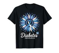 Mois de Soutien au Tournesol de Sensibilisation au diabète T1D T-Shirt