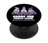 Mois des aidants familiaux Gnome One Fights Alone Wear PopSockets PopGrip Adhésif