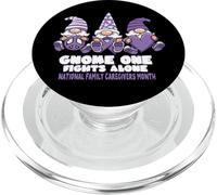 Mois des aidants familiaux Gnome One Fights Alone Wear PopSockets PopGrip pour MagSafe