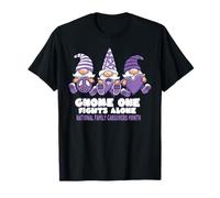 Mois des aidants familiaux Gnome One Fights Alone Wear T-Shirt