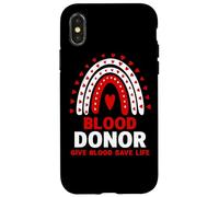 Mois des donateurs sanguins - Mois des donateurs de Sang nationaux volontaires Coque pour iPhone X/XS