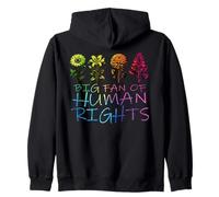 Mois des fiertés LGBT Grand éventail Droits de l'homme Sweat à Capuche