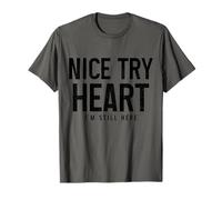 Mois drôle de sensibilisation aux maladies cardiaques des survivants de crise cardiaque T-Shirt