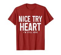 Mois drôle de sensibilisation aux maladies cardiaques des survivants de crise cardiaque T-Shirt