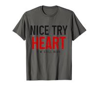 Mois drôle de sensibilisation aux maladies cardiaques des survivants de crise cardiaque T-Shirt