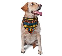 Mois du Patrimoine amérindien Bandanas pour Chien Écharpe pour Animaux de Compagnie Triangle Bavoir Chats Foulard réglable Accessoires pour Petit Moyen Grand Chiot