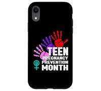 Mois National de la prévention de la Grossesse chez Les Adolescentes Coque pour iPhone XR