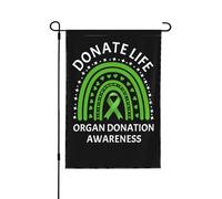 Mois National Du Don D'Organes - Sensibilisation Au Don D'Organes Drapeaux Double Face Drapeau De Jardin Décoratif Drapeau De Cour Pour Événement Plage Vacances 30X45cm