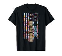 Mois National du Patrimoine hispanique, Drapeau des États-Unis T-Shirt