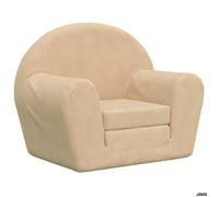 Mois noir""Canapé-lit Convertible Scandinave - Fauteuil long/Sofa pour enfants crème peluche douce FR25_42357184