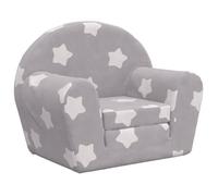 Mois noir""Canapé-lit Convertible Scandinave - Fauteuil long/Sofa pour enfants gris clair - avec étoiles peluche douce FR25_69973403