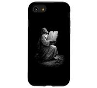 Moïse avec Les dix Commandements hébreux tablettes sur Le Sinaï Coque pour iPhone SE (2020) / 7/8