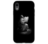 Moïse avec Les dix Commandements hébreux tablettes sur Le Sinaï Coque pour iPhone XR