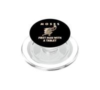 Moïse First Man with A Tablet Funny Jewish Passover PopSockets PopGrip pour MagSafe