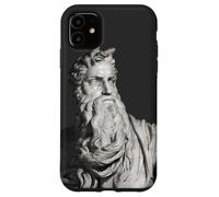 Moïse Michel-Ange Renaissance Statue Prophète Torah Bible Coque pour iPhone 11