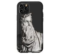 Moïse Michel-Ange Renaissance Statue Prophète Torah Bible Coque pour iPhone 11 Pro