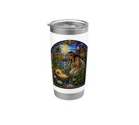 Moïse Moïse Panier Pharaon Fille Bible Moïse Art Gobelet isotherme en acier inoxydable double paroi