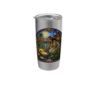 Moïse Moïse Panier Pharaon Fille Bible Moïse Art Gobelet isotherme en acier inoxydable double paroi