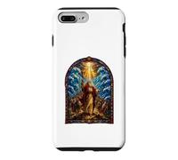 Moïse Red Sea Scène biblique Gothique mosaïque Art sacré Foi Coque pour iPhone 7 Plus/8 Plus