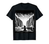 Moïse séparant de la mer Rouge avec les Israélites T-Shirt