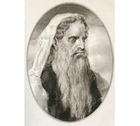 Moïse un prophète dans les religions abrahamiques leader des Israélites et législateur. Illustration de Gordon Ross artiste et illustrateur américain (1873-1946) tiré des biographies vivantes des