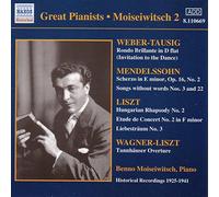 Benno Moiseiwitsch – Beethoven : Concertos pour piano n°1 Op.15 & n°2 Op.19 – NAXOS