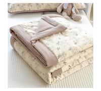 moismk Couette Été en Microfibre, Fine et Légère Couverture Fraîche Edredon Toutes Les Saisons pour Lit 140x200/200x220 légère, Douceur et Confor,Lavable Cooling Couette Légère(Color 11,200x230cm)