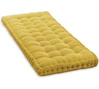 moismk Coussin de Banquette 2/3 Places pour intérieur, 100/110/120/130/140/150cm Coussin de Banquette en Coton Matelas de Sol pour Maison/Jardin/Patio/balançoire(Color 6,160x60cm x5cm Thick)