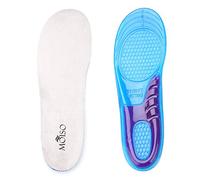 MOISO Gel Semelles Intérieures de Confort avec les orthèses soutien plantaire antichocs pour Marcher et Courir, Semelles Intérieures pour les Hommes et les Femmes (EU 35-38.5)