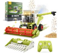 Moissonneuse-batteuse télécommandée RC pour enfants, tracteur de ferme, moissonneuse-batteuse avec son lumineux et pulvérisation