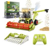 Moissonneuse-Batteuse Télécommandée, RC Tracteur Telecommandé Enfant, Jouet Ferme Cadeau pour Enfants