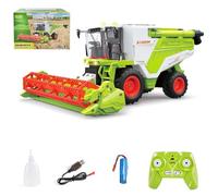 Moissonneuse télécommandée pour grands enfants à partir de 3, 4, 5, 6 ans, moissonneuse-batteuse télécommandée avec pulvérisations, lumière et son, tracteur télécommandé, cadeaux de fête pour, style B