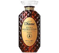 Moist Diane Extra Damage Repair Shampoo 450ml - Organic Argan Oil & Amino Keratin (Green Tea Set)
