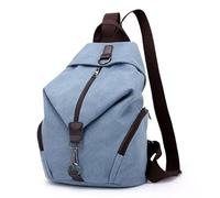 MOISTRI Femmes Mode Sac À Dos Sac À Main Toile Voyage Sac À Bandoulière Multi Poches Mode Voyage Sac à dos pour Femmes Gris